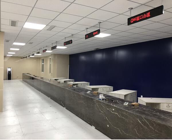 靈璧車管所13個窗口排隊(duì)叫號系統(tǒng)投入使用